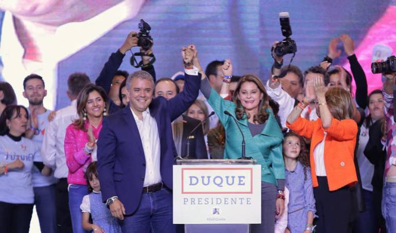 elecciones presidenciales 2018: EE.UU. felicita a Iván Duque y dice que Colombia es ejemplo de democracia