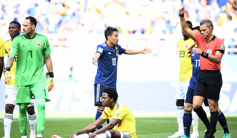 Mundial 2018: Carlos Sánchez se convirtió en el primer expulsado de Rusia 2018