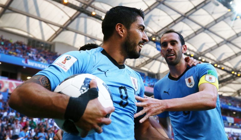 Mundial 2018: Uruguay sella su clasificación a octavos tras vencer a Arabia