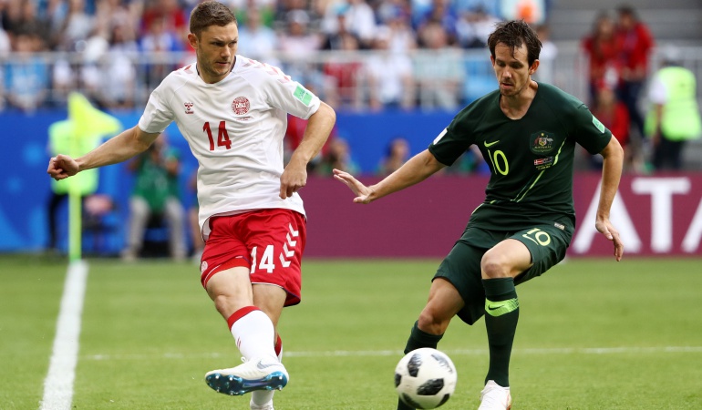 Dinamarca 1-1 Australia Mundial Rusia 2018: Dinamarca y Australia empatan y definirán su futuro en la última jornada
