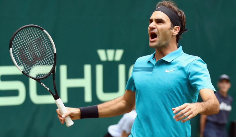 Federer ATP Halle: Federer salva dos bolas de partido para superar a Paire en ATP de Halle