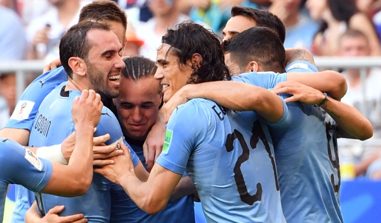 Uruguay Vs Rusia En Vivo: Golpe de autoridad: Uruguay golea a Rusia y clasifica líder del Grupo A