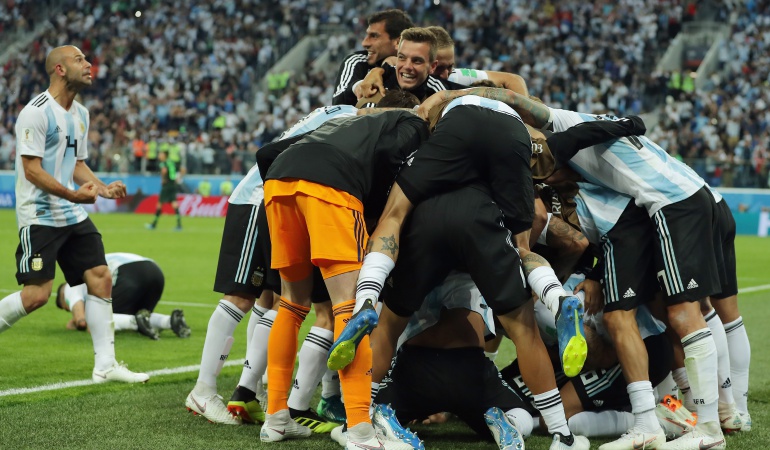 en vivo Dinamarca Francia online Mundial Rusia 2018: ¡El Milagro: Argentina gana sobre el final y clasifica a octavos de final!