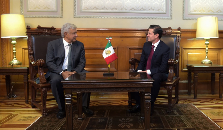 Nuevo presidente de México: AMLO asegura transición "ordenada y pacífica" tras reunión con Peña