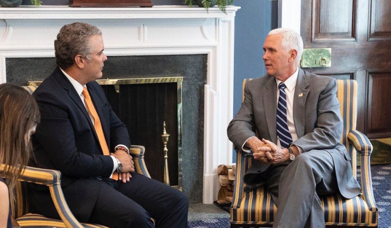 Duque no está de acuerdo con una intervención militar en Venezuela