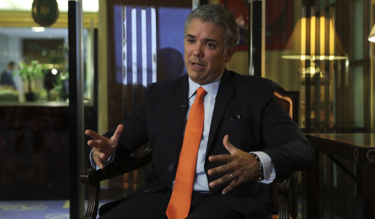 Iván Duque en Madrid