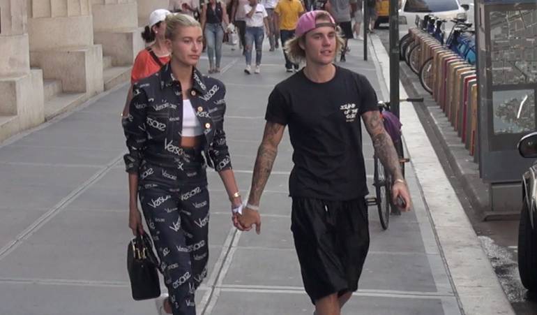 Hailey Baldwin y Justin Bieber