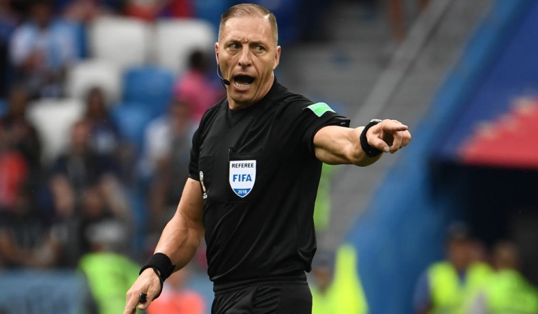 Néstor Pitana Final Mundial Francia Croacia: El argentino Néstor Pitana dirigirá la final de la Copa del Mundo