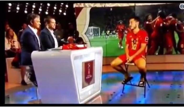 Holograma Eden Hazard Bélgica: ¡El futuro es ahora! Impresione entrevista en holograma a Eden Hazard