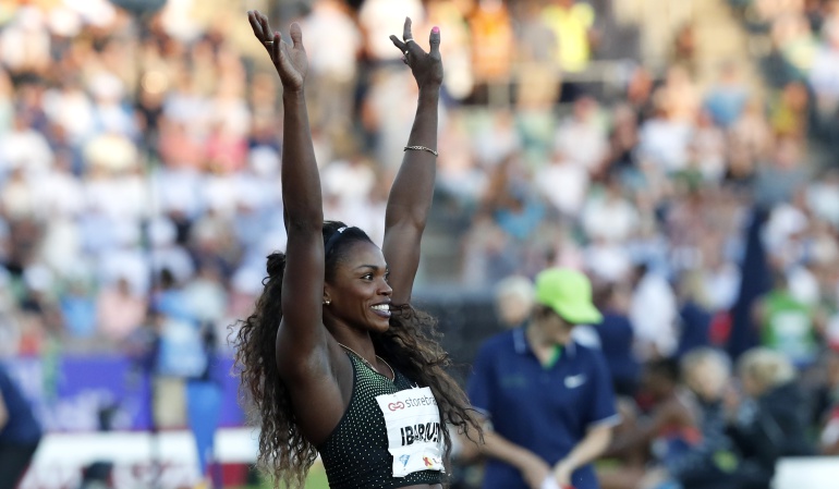 Caterine Ibargüen Liga de Diamante: Caterine Ibargüen sigue invicta en la Liga de Diamante tras ganar en Rabat