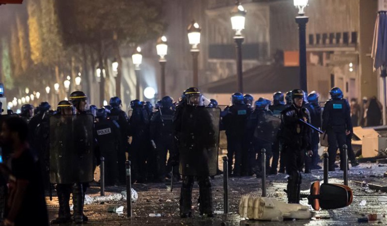 Disturbios Francia título Mundial: Disturbios en Francia tras la celebración del título Mundial