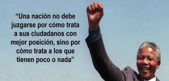 Nelsón Mandela: Nelson Mandela en 10 frases Nelsón Mandela: Nelson Mandela en 10 frases