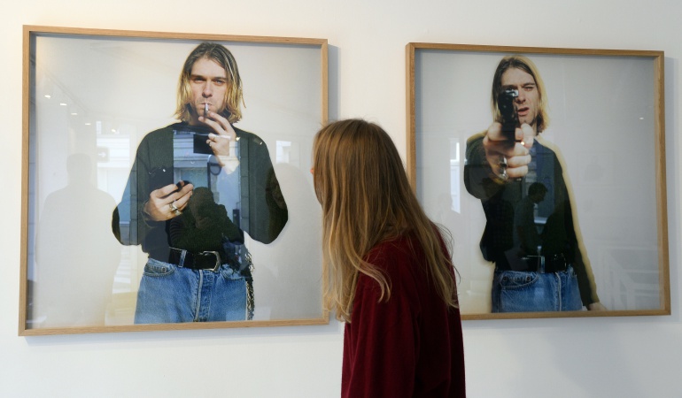 exposición cosas Kurt Cobain: En un plano más íntimo Kurt Cobain sigue presente