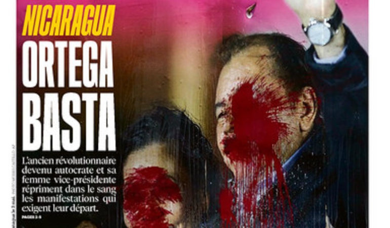 Crisis en nicaragua: Impactante portada de Libération contra Daniel Ortega