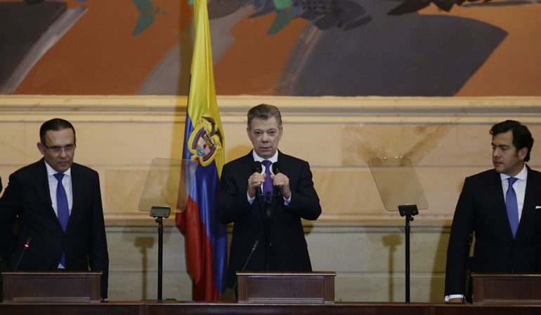 Resumen discurso Santos en el Congreso: Las 12 frases del último discurso del presidente Santos ante el Congreso