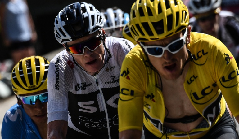 Geraint Thomas Tour de Francia: Thomas: "Si Froome y yo corriéramos uno contra el otro seríamos estúpidos"