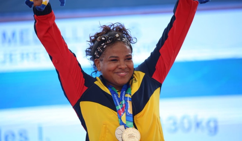 Mercedes Pérez Mari Sánchez oro pesas: Mercedes Pérez y Mari Sánchez ganaron dos oros más para Colombia en pesas