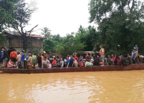 Más de 6.000 damnificados en Laos tras derrumbe de presa hidroeléctrica