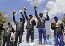 Los etíopes Getahun y Gudeta triunfan en la Media Maratón de Bogotá