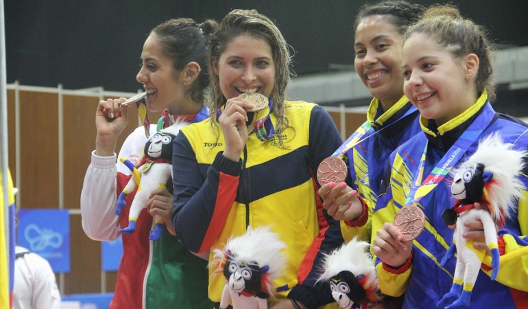 Saskia oro Colombia esgrima: Saskia Van Erven ganó Oro para Colombia en la esgrima