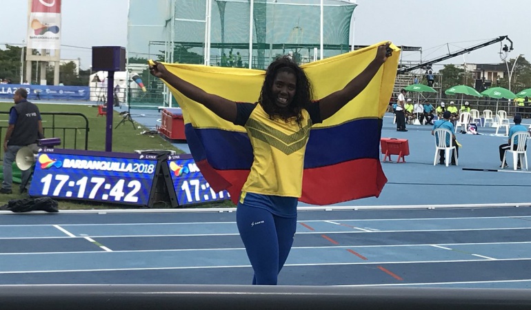 María Lucelly Murillo Oro lanzamiento jabalina: María Lucelly Murillo gana Oro en el lanzamiento de jabalina