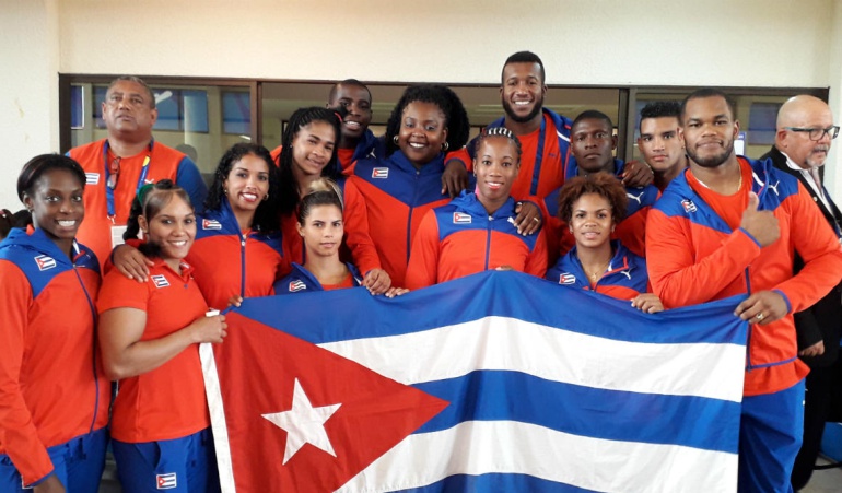 Cuba femenino venció 3-0 a Venezuela y se colgó el oro en judo