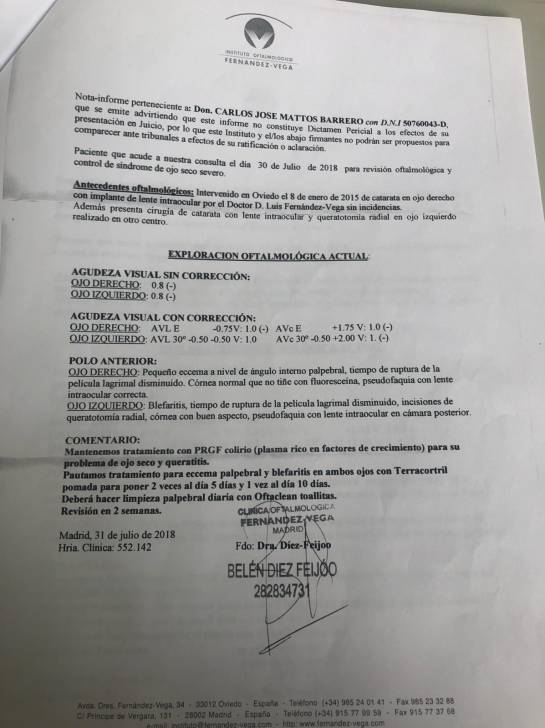 Depresión Carlos Mattos: Por depresión Carlos Mattos no asistió a la imputación de cargos Depresión Carlos Mattos: Por depresión Carlos Mattos no asistió a la imputación de cargos