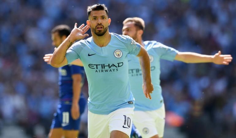 Manchester City Comunity Shield Chelsea Sergio Agüero Un doblete de Agüero corona al City campeón de la Community Shield
