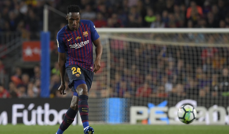 Yerry Mina regresa este lunes a Barcelona para entrenarse: Mina se presenta este lunes en el Barcelona para iniciar entrenamientos