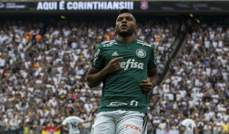 Miguel Borja: Miguel Borja reapareció con Palmeiras tras superar la lesión en la rodilla
