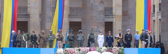 Militares en la posesión Militares en la posesión