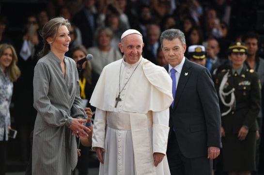 Llegada del Papa a Colombia Llegada del Papa a Colombia