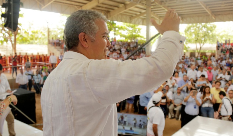 Taller Construyendo País en Cundinamarca: Primer regaño de Duque a un alcalde y gobernador