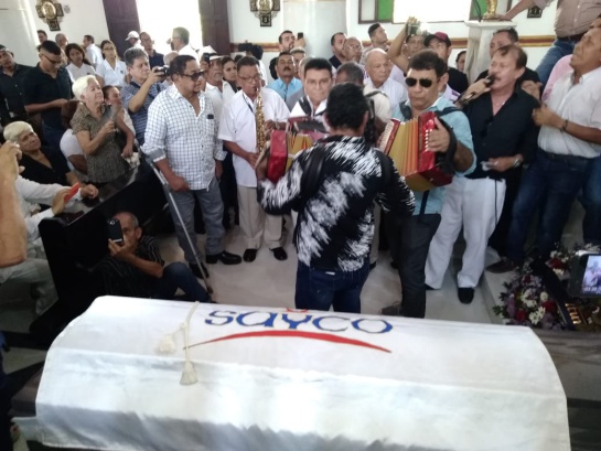 Nacho Paredes: Con música despiden al maestro Nacho Paredes en Sincelejo Nacho Paredes: Con música despiden al maestro Nacho Paredes en Sincelejo