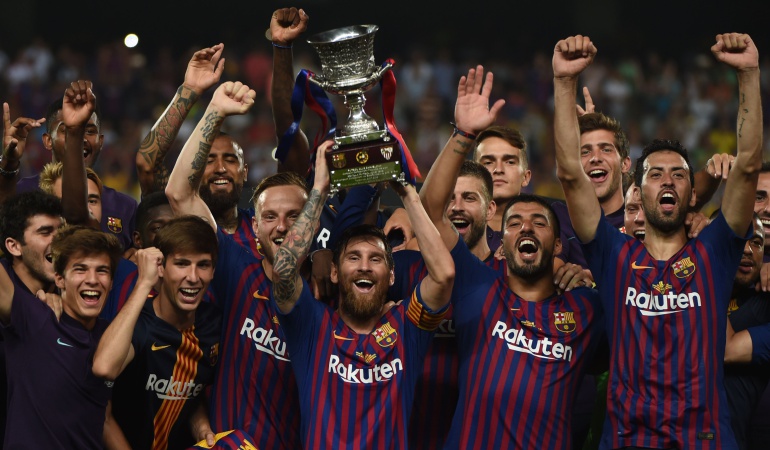 Barcelona ganador Supercopa de España: Barcelona ganó la Supercopa de España ante el Sevilla de Muriel