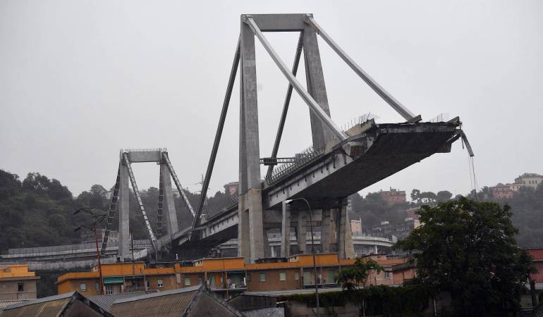 Accidente puente: Inter de Milán lamentó muerte de colombiano en colapso de puente de Génova