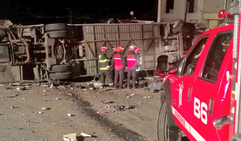 Accidente Bogotá - Quito.: Vehículo ecuatoriano no contaba con autorización de tránsito internacional