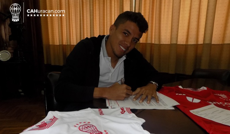 Andres Roa nuevo jugador de Huracán: Andrés Felipe Roa firmó contrato con Huracán de Argentina
