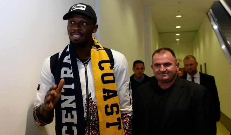 Usain Bolt Fútbol: Usain Bolt está en Australia para probar con un equipo de fútbol
