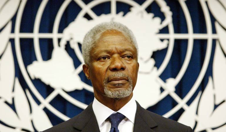 Falleció Kofi Annan, exsecretario general de la ONU