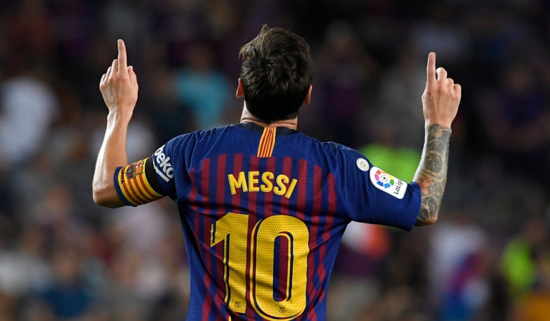 Barcelona Messi Alavés: Barcelona arrancó la Liga goleando y Messi marcando el gol 6.000