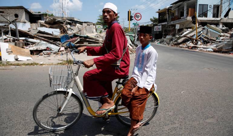 Un nuevo terremoto sacude la Isla de Lombok, Indonesia