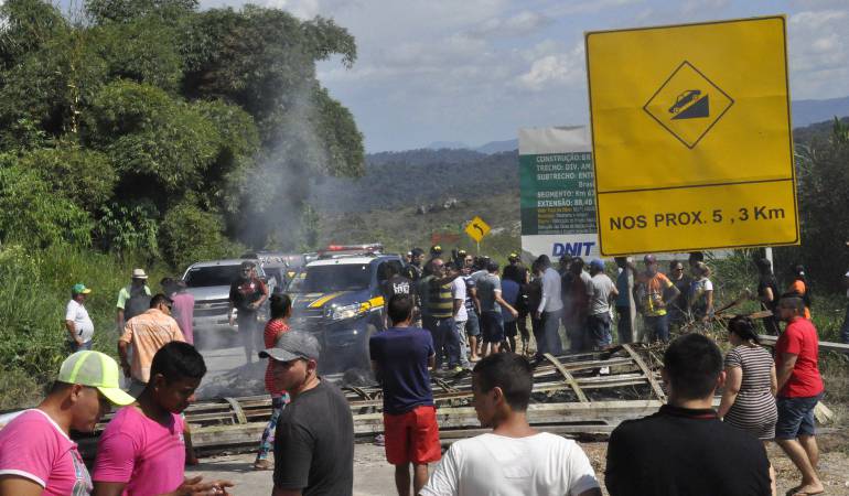 Masivo regreso de venezolanos tras ser sacados de Brasil