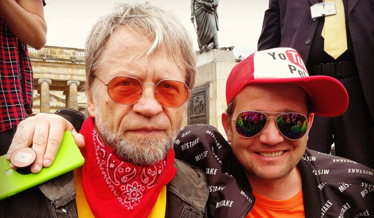 Antanas Mockus y Daniel Samper