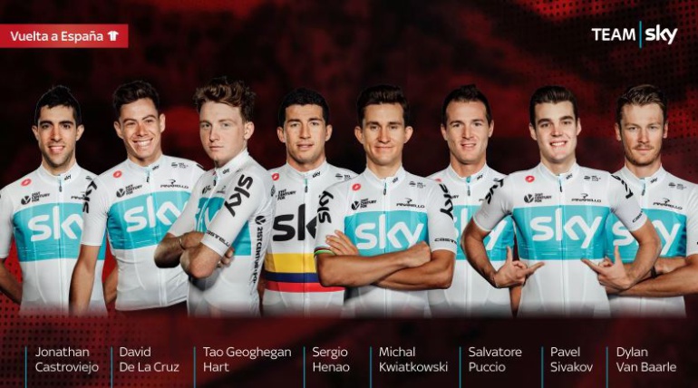 Sergio Luis Henao, Vuelta España, Team Sky: Team Sky confirmó al colombiano Sergio Henao para la Vuelta España