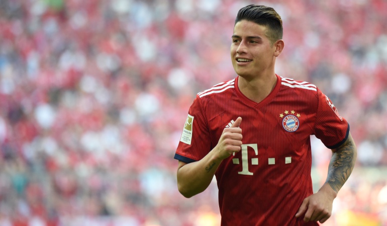 James Rodríguez, Bayern Múnich, Bundesliga: James superó su lesión y debutó con Bayern Múnich en la Bundesliga