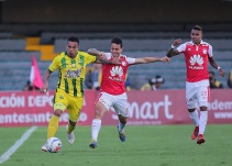 Santa Fe se complica y empata con Bucaramanga