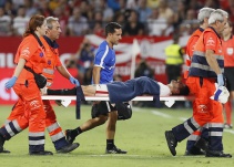 La escalofriante lesión de Escudero con el Sevilla en la Liga española
