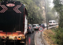 Hasta cinco horas tarda movilizarse entre Bogotá y Choachí
