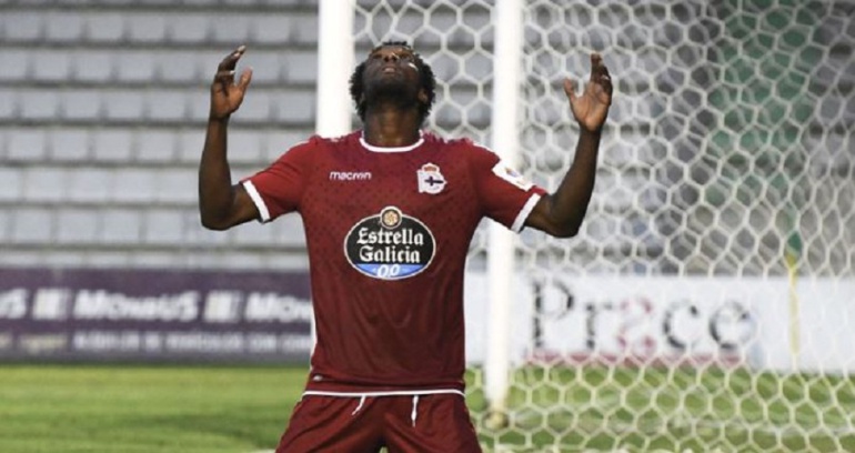 Didier Moreno, Deportivo de la Coruña, España: Didier Moreno marcó su primer gol con el Deportivo La Coruña